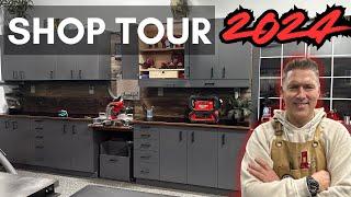 Shop Tour 2024–The Perfect Man Cave & Woodshop Combo!