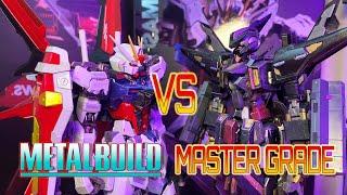 [Review] Metal Build Aile Strike Gundam vs Custom Master Grade Kyrios Gunpla. WHY GET A METALBUILD?