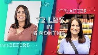 She lost 72lbs in 6 months with Semaglutide! So can you!!!