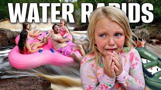 Terrifying WATER RAPiDS Ride!