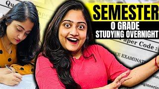 Study One Night before SEM EXAMGet O Grade Studying Overnight