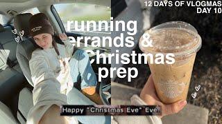 spend a (very hectic) morning with me - errands, Christmas prep & more | 12 DAYS OF VLOGMAS 10