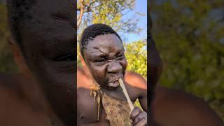 Wow Chaaba with his Favorite Dish #villagelife #africa #food #animals #wildlife