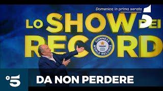 Lo show dei record - Domenica 19 marzo, in prima serata su Canale 5