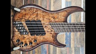 Dingwall Z3-5, Spalted Maple Top, Wenge neck, Darkglass preamp, FDV pickups, series/parallel toggles