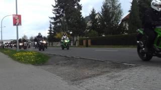 Motorrad Truppe durch Fürstenwalde teil 2