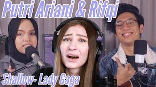 Putri Ariani and Rifqi Shallow | Lady Gaga Bradley Cooper REACTION | Carlie Shea What Now