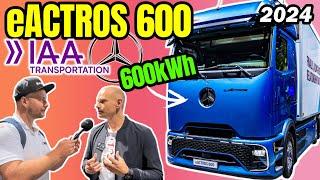 NEUE Mercedes eActros 600 - 600kWh Akku - 500km Reichweite – BEEINDRUCKENDES DESIGN! | EFIEBER