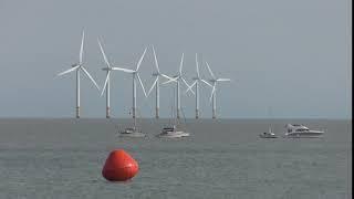 upload Offshore Wind Farm & boats   Clacton air show 23aug18 411p