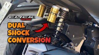 Honda Click 125i Dual Shock Conversion | Magkano nga ba ang nagastos? | RARA PH