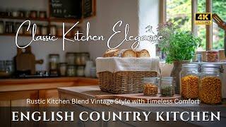 Rustic English Country Kitchen: Makeover Blend Vintage Style with Timeless Comfort