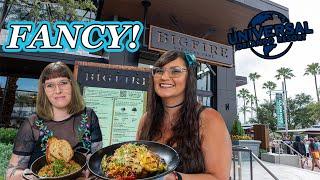 CityWalk fancy NEW MENU  Universal Orlando BigFire food review 2024