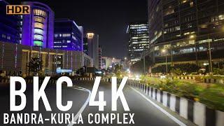 4KHDR Night Drive in Bandra-Kurla Complex | Mumbai's Prime Business District