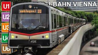  Vienna U-Bahn - All the Lines / Alle Linien - Wiener U-Bahn (2023) (4K)