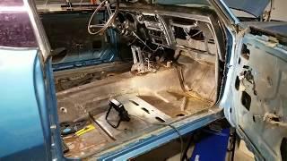 1968 Camaro Project #2 Removing Heater Box and Kick Panel