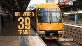 Nine News Sydney - Waratah trains roll-out half way (26/5/2013)