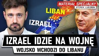 IZRAEL WSZEDŁ do LIBANU - Nowa wojna na Bliskim Wschodzie