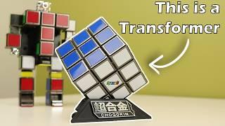 This Rubiks Cube Transforms Into A Robot | Chogokin Rubiks Cube Robo #transformers