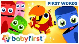 Toddler Learning Video w Color Crew & Larry | Learn ABC Alphabet & Fruits Name for Kids | BabyFirst