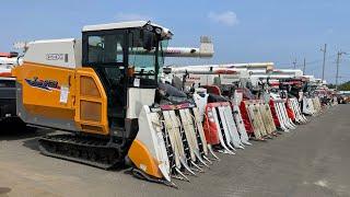 Rice Harvesting combines Machines | Japanese Brands Mitsubishi Kubota Yanmar Iseki | Top Quality