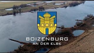 BOIZENBURG AN DER ELBE VON OBEN - LUFTPORTRAIT 4K