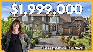 Explore This Luxurious $2M Bearspaw Home That's Minutes from Calgary!