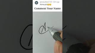 A Signature Style || Asma signature