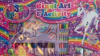 Giant Lisa Frank Art & Activity set - Unboxing