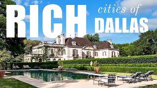 Touring The 5 RICHEST Cities in Dallas Fort Worth, Texas