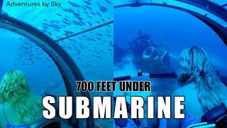 Deep Sea Submarine Dive In The CuraSub | 700 Feet Under