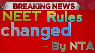 NEET NEW TERMS AND CONDITION   BY NTA #neet2024 #neet2024latestnews