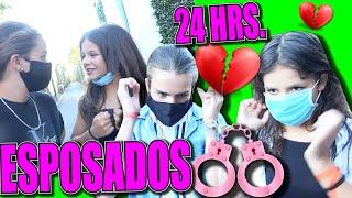 24 HORAS ESPOSADOS con MI NOVIO  ¿TERMINOMOS?  RETO 24 Horas con SAMU EN VACACIONES