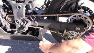 How To: Kawasaki Ninja 250 Chain Adjustment