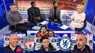 Liverpool vs Chelsea 2-1 Jamie Carragher Go Crazy reacts to Salah & Jones  Arne Slot Reaction HD