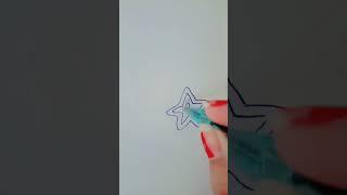 New star drawing tecnique #shorts