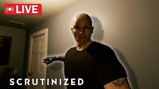  BEATING ”SCRUTINIZED” HORROR GAME LIVE PLAYTHROUGH PT 2! (SCARIEST GAME!)