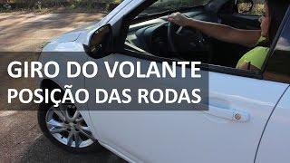 GIRO do VOLANTE e POSIÇÃO das RODAS - MANOBRAS