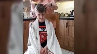 Bradwell boy shaves his head to raise money for 'NHS heroes'