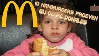 10 hamburgers proeven van Mc Donalds maar zijn we nou opgelicht?!