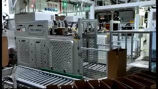 Plastic lids packing machine