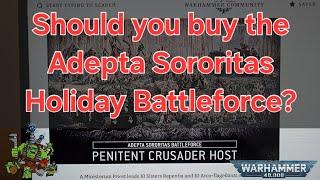 Should you buy the Warhammer 40K Adepta Sororitas (Sisters of Battle) 2024 Holiday Battleforce? YES!