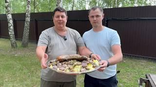 СЕРБСКИЙ ШЕФ, МУЖСКОЙ НОЖ BIG FOOD. ВСТРЕЧА ДРУЗЕЙ.