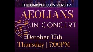 The Oakwood University Aeolians Concert