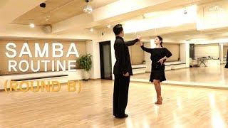 [SAMBA] 삼바순서 - B | 정희정 & 조유진 | SAMBA Basic Routine - B