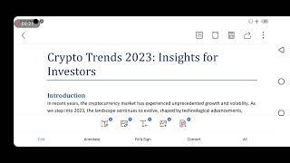 Crypto Trends 2023: Insights for Investors#crypto #investor