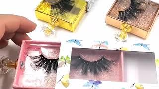 custom marble eyelash packaging box and mink lashes wholesale vendor lemer lashes