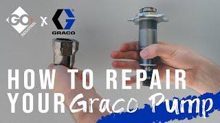 How to Repair and Repack your Graco Airless Spray Pump (190PC - Ultra Max II 595PC)