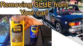 HOW TO REMOVE GLUE FROM YOUR CAR PAINT! GOO GONE | PORSCHE 914