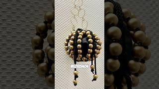 DIY Glamorous Gold Bead Party Bag #loris404 #diy #creative #creator #handmade