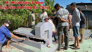 Đập phá 6 Mả mới CHÔN để làm đường cao tốc. Sóc Trăng, Châu Đốc